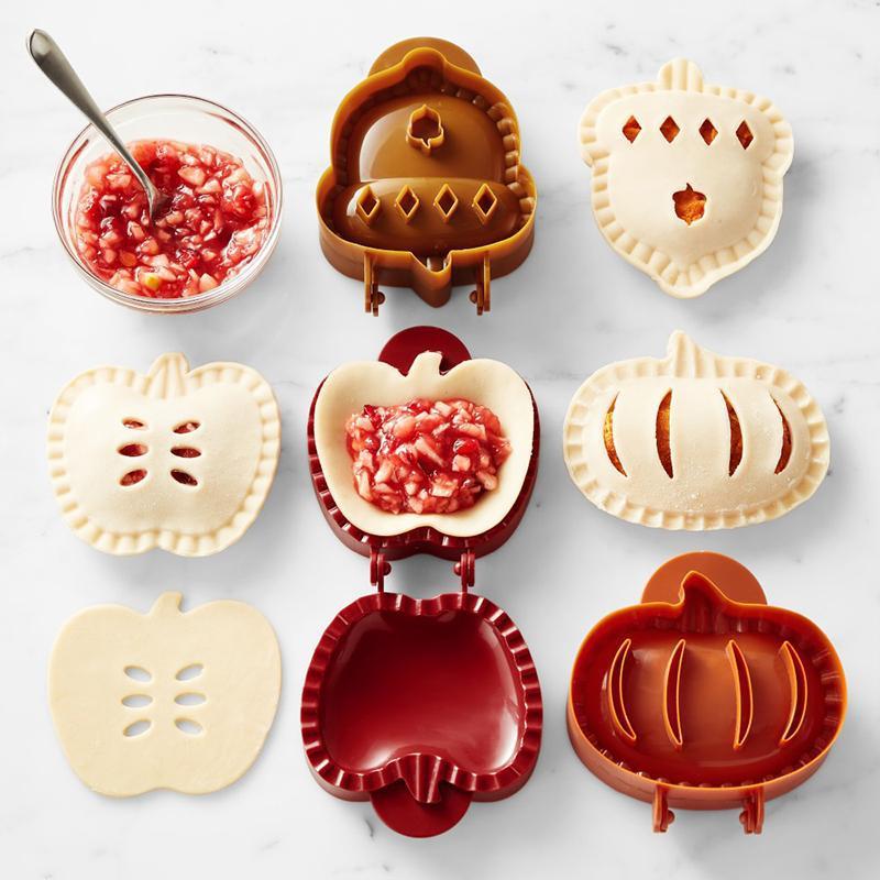 Rosalind – Set van 3 Herfst Hand Taart Mallen voor Kerstbakken
