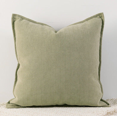 Theodosia – Herringbone Patroon Chenille Kussenhoes
