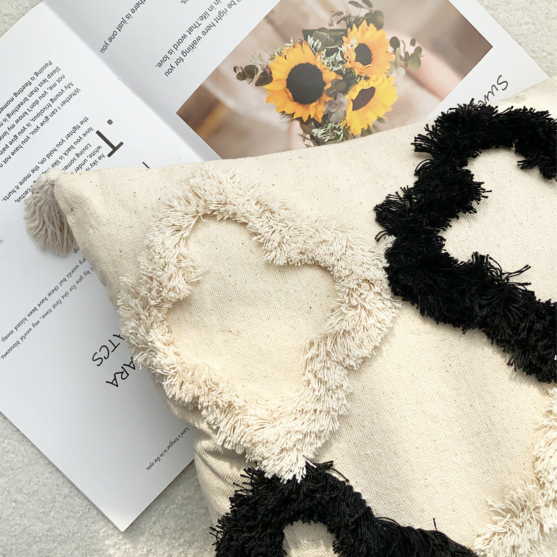 Thalassa – Geweven Kussenhoes in Bohemian Stijl