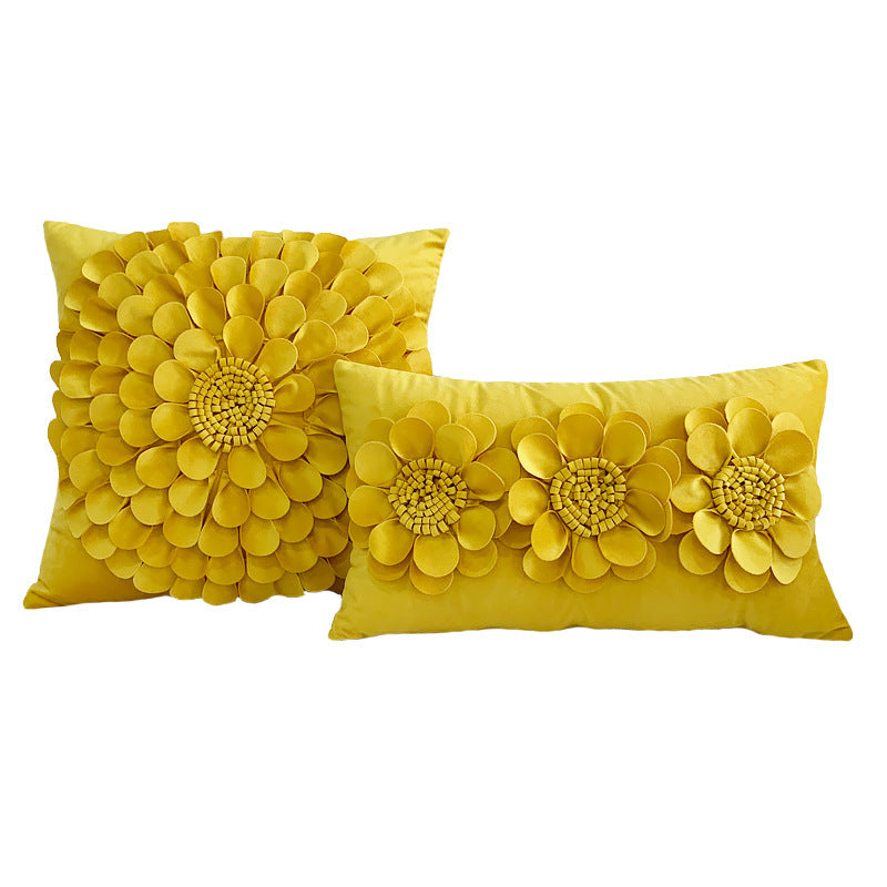 Meadow – Kussenhoes in Eenkleurig Design van Luxe Materialen