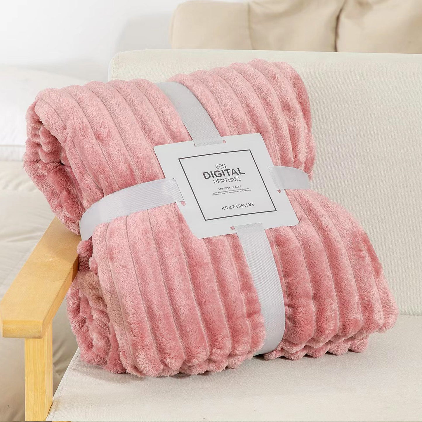 Iris – Koraal Fleece Deken