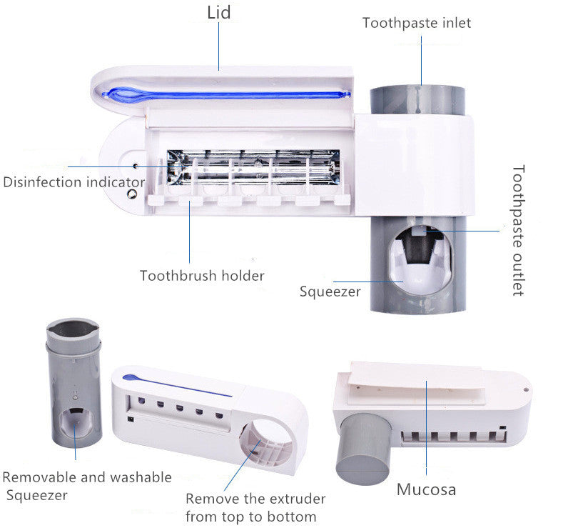 Rosalind – Automatische Tandborstelhouder met UV-desinfectie