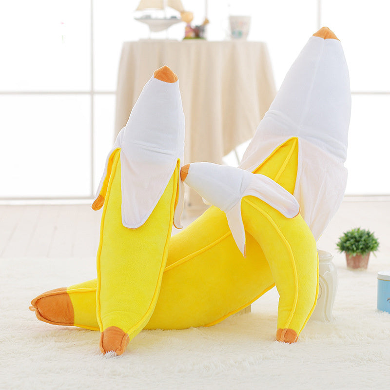 Celeste – Banana Kussen van Korte Pluche