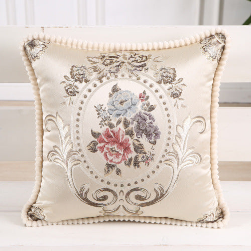 Ambrose – Europese Stijl Kussen met Bloemenpatroon