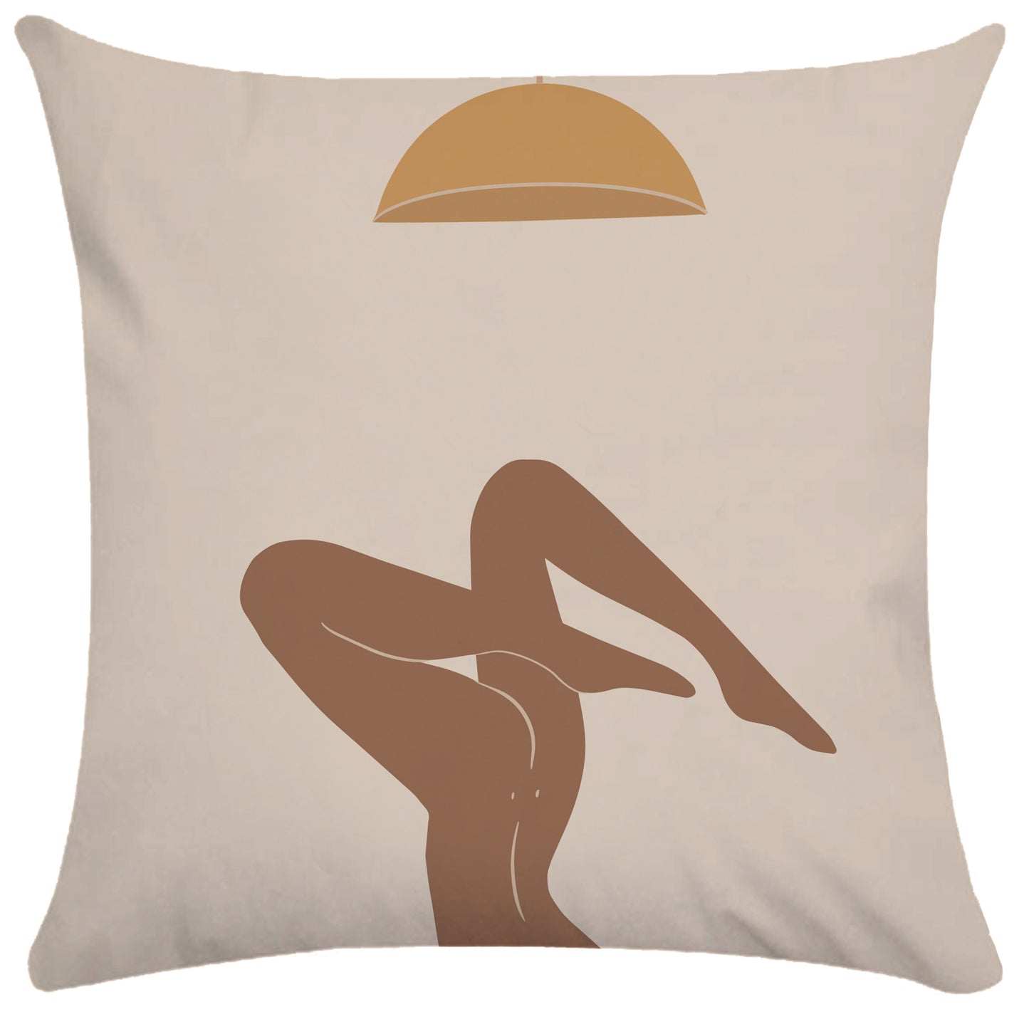 Sienna – Abstracte Vrouwelijke Kussenhoes