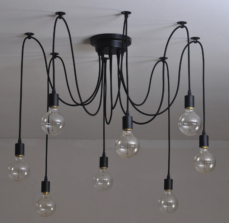 Coralie – Stijlvolle IJzeren Wind Chandelier