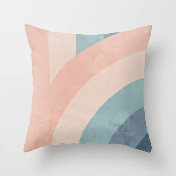 Juno – Minimalistische Abstractie Geometrische Kussenhoes voor Thuis