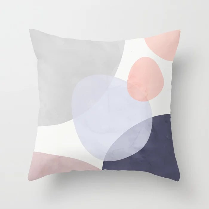 Juno – Minimalistische Abstractie Geometrische Kussenhoes voor Thuis