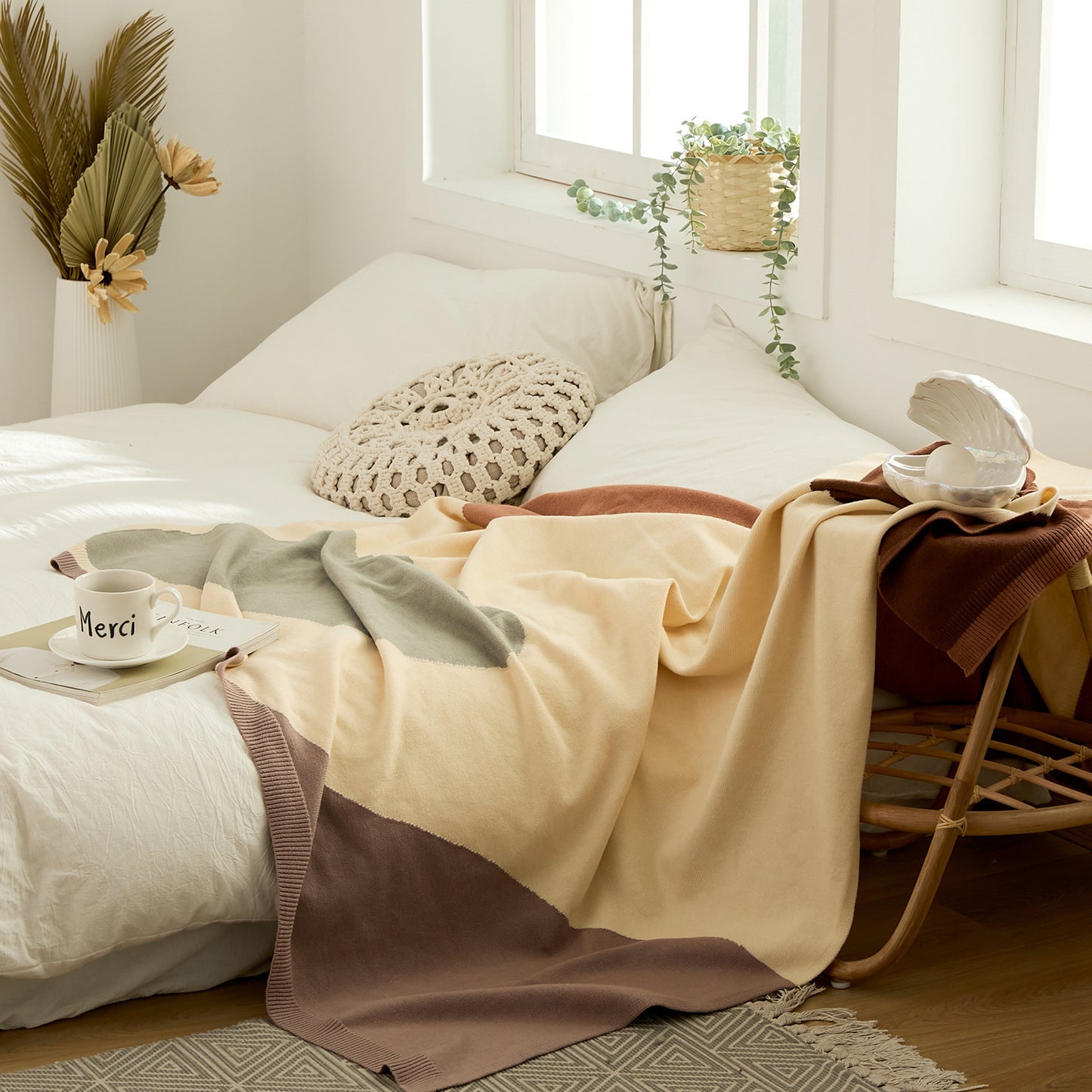 Haven – Gebreide Dekensingle Cover Quilt