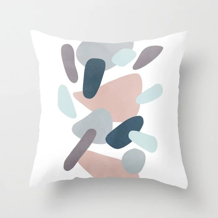 Juno – Minimalistische Abstractie Geometrische Kussenhoes voor Thuis
