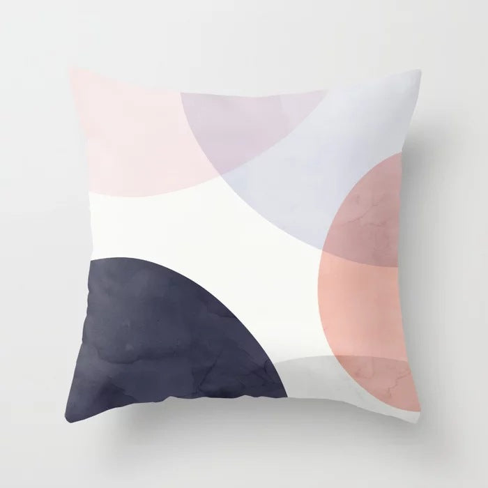 Juno – Minimalistische Abstractie Geometrische Kussenhoes voor Thuis