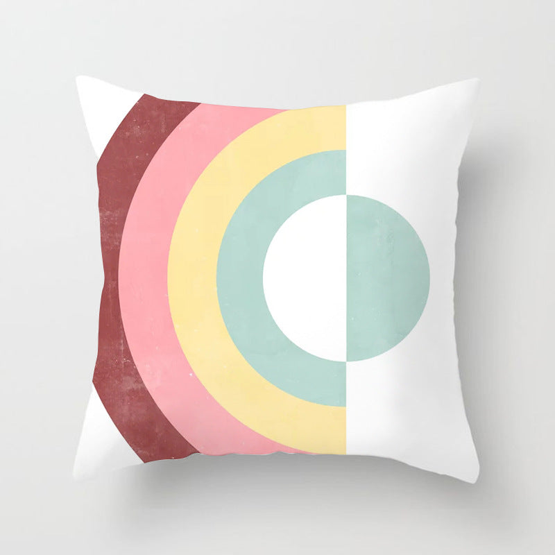 Juno – Minimalistische Abstractie Geometrische Kussenhoes voor Thuis