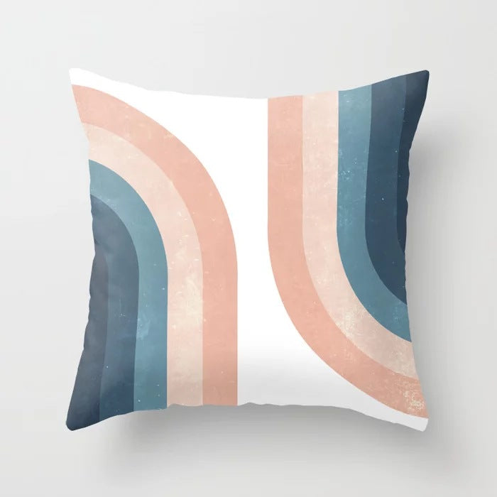 Juno – Minimalistische Abstractie Geometrische Kussenhoes voor Thuis