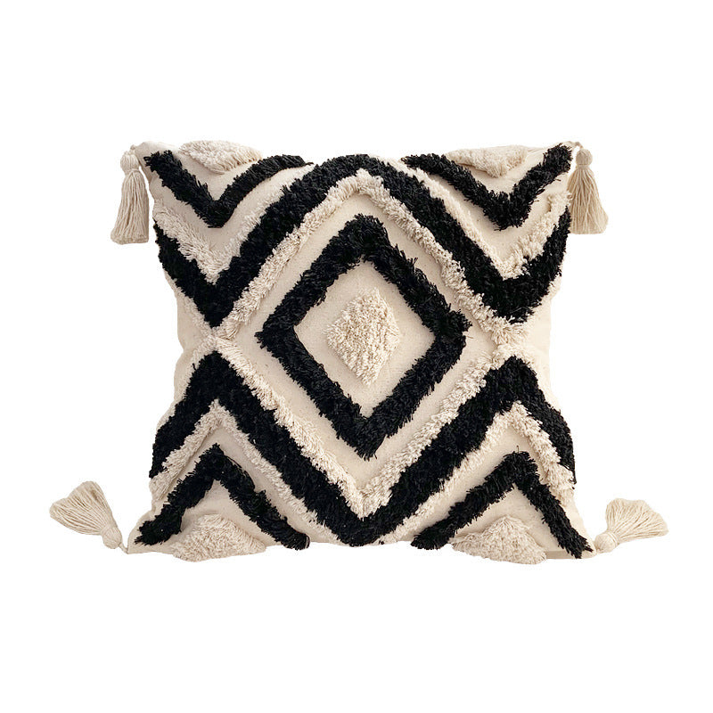 Thalassa – Geweven Kussenhoes in Bohemian Stijl