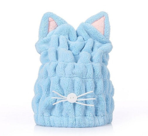 Sylvan – Haardrooghanddoek met Schattige Kattenoren