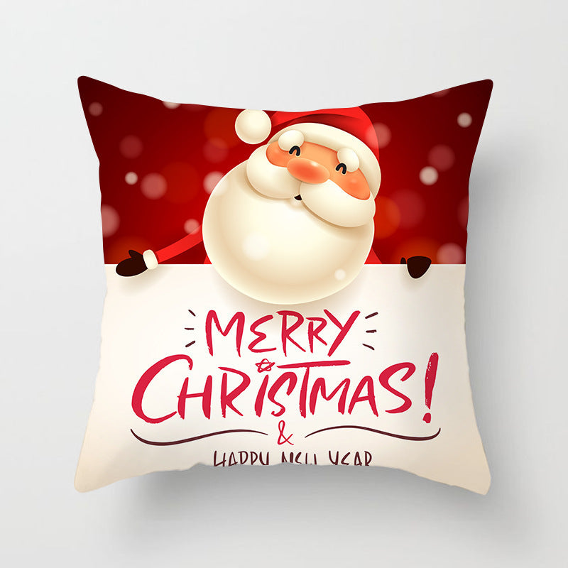 Sable – Kussenhoes met Kerstman en Sneeuwman