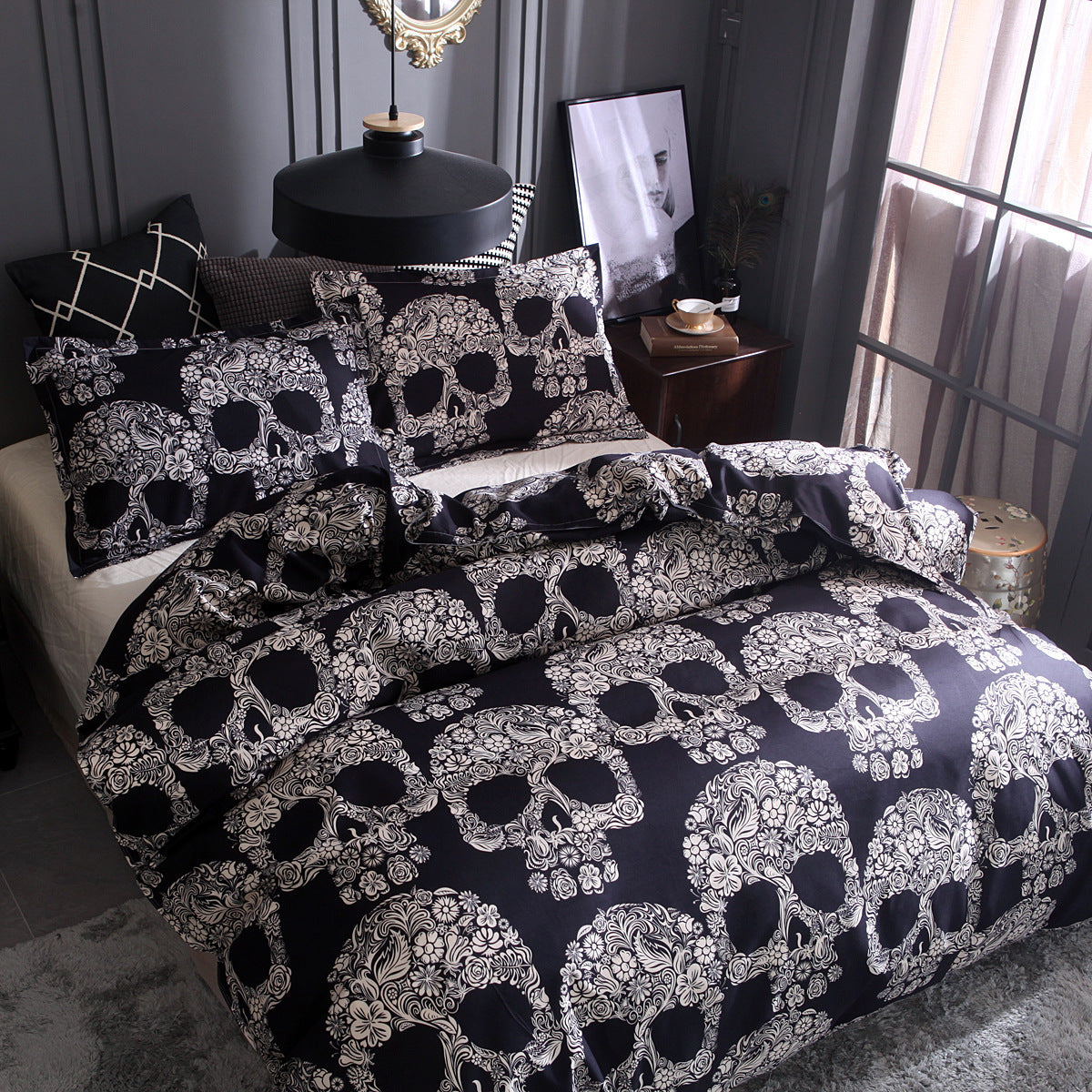 Orion – Luxe Bedtextiel Set met Skulls