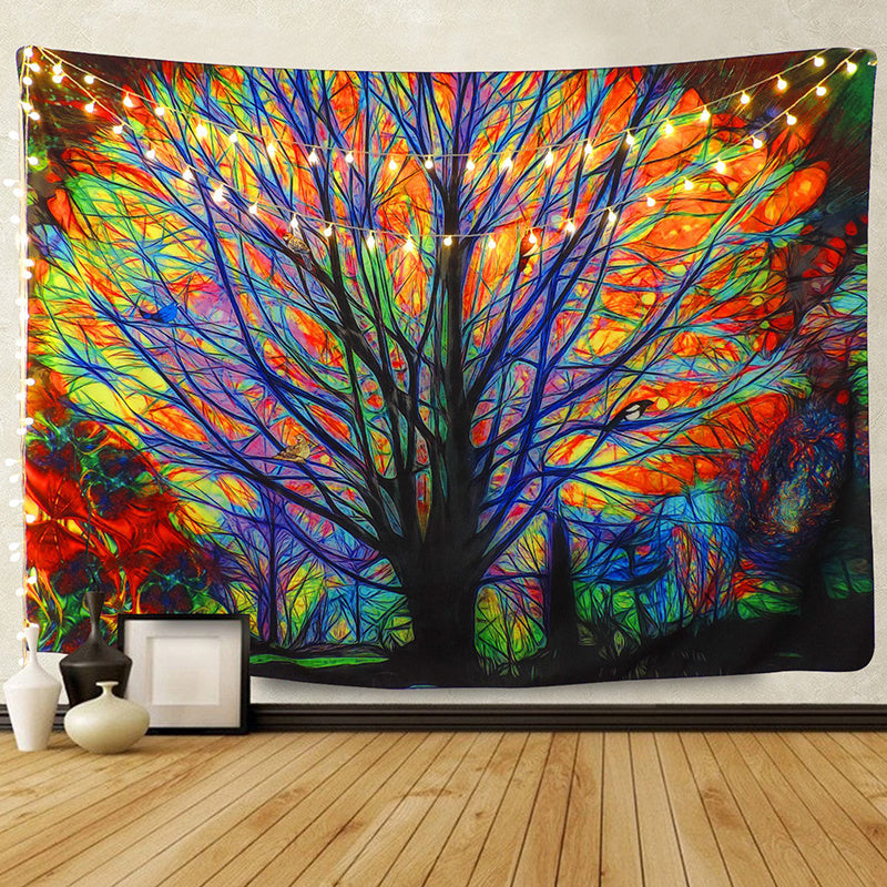 Octavian – Kleurrijk Boom Forest Tapisserie
