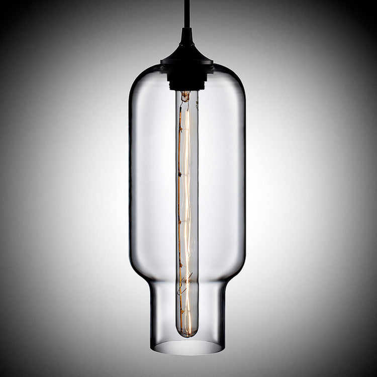 Lucian – Industriële Hanglamp van Glas voor Moderne Interieurs