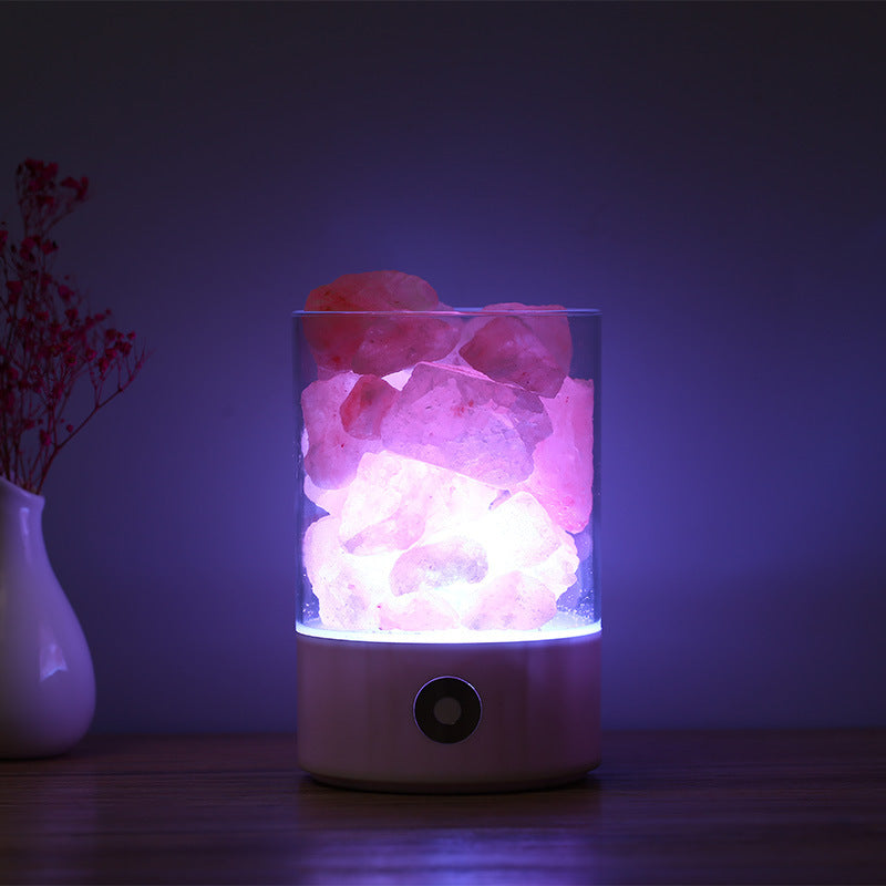 Leontine – USB Kristallicht Himalaya Zout LED Lamp