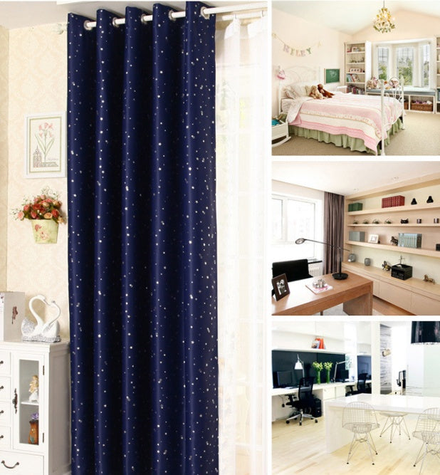 Summit – Sterrenprint Perforated Gordijn