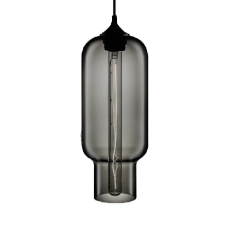 Lucian – Industriële Hanglamp van Glas voor Moderne Interieurs