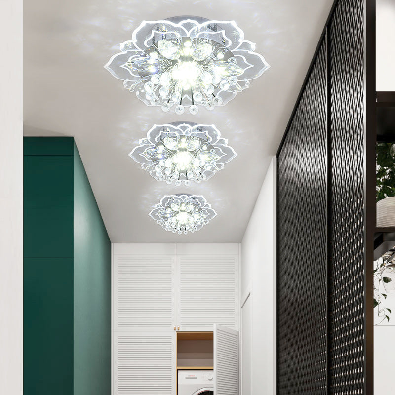 Sybille – Kleine Kristallen Lamp voor de Gang, Modern Minimalistisch