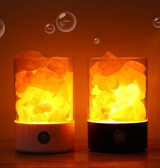 Leontine – USB Kristallicht Himalaya Zout LED Lamp