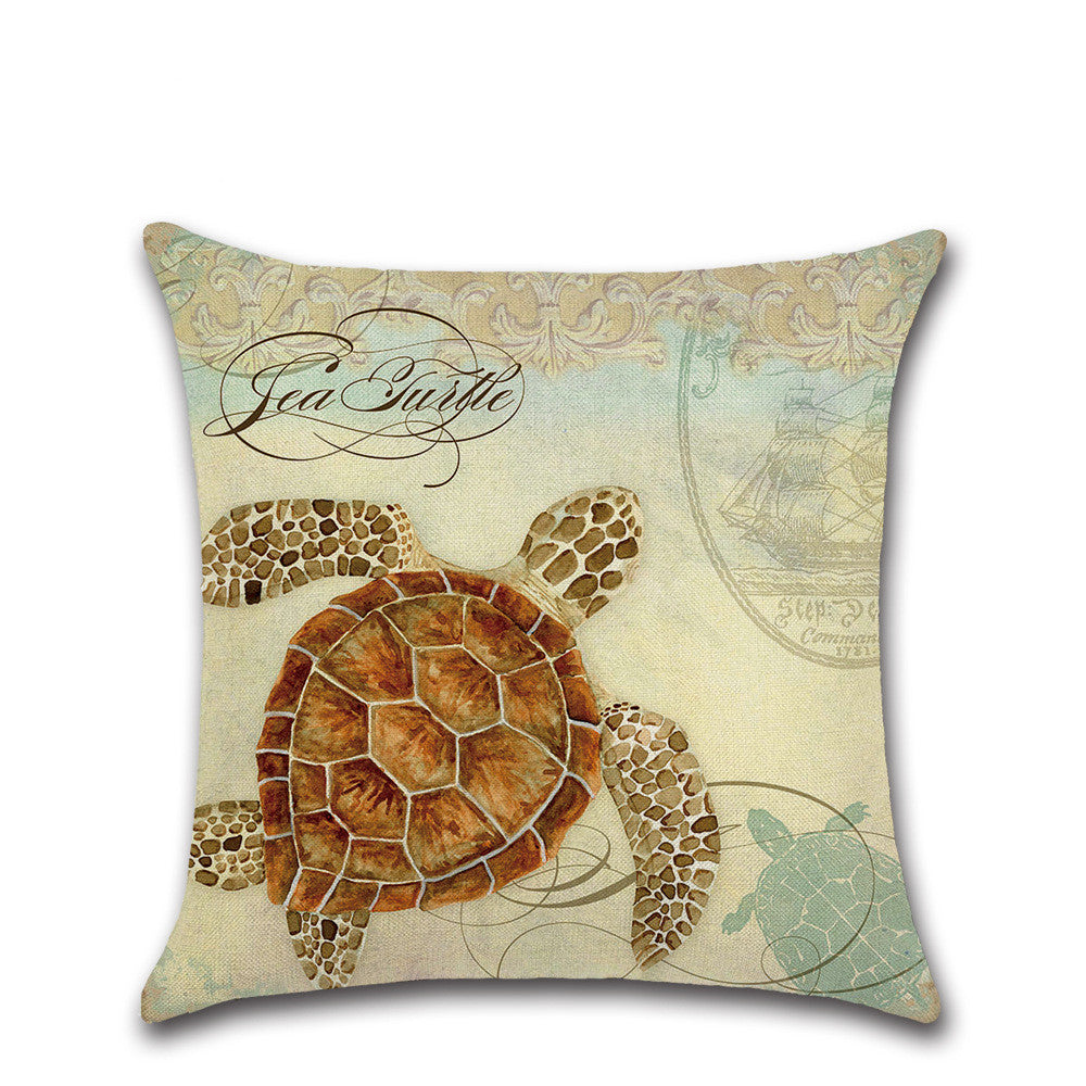 Zenith – Kussenhoes met Zeedierenpatroon