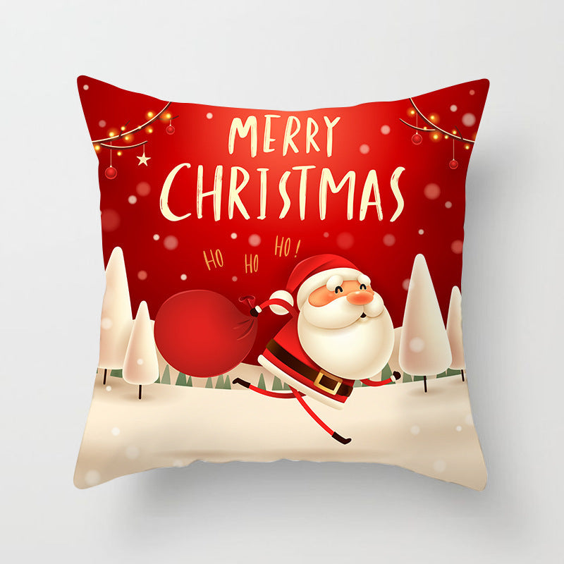 Sable – Kussenhoes met Kerstman en Sneeuwman