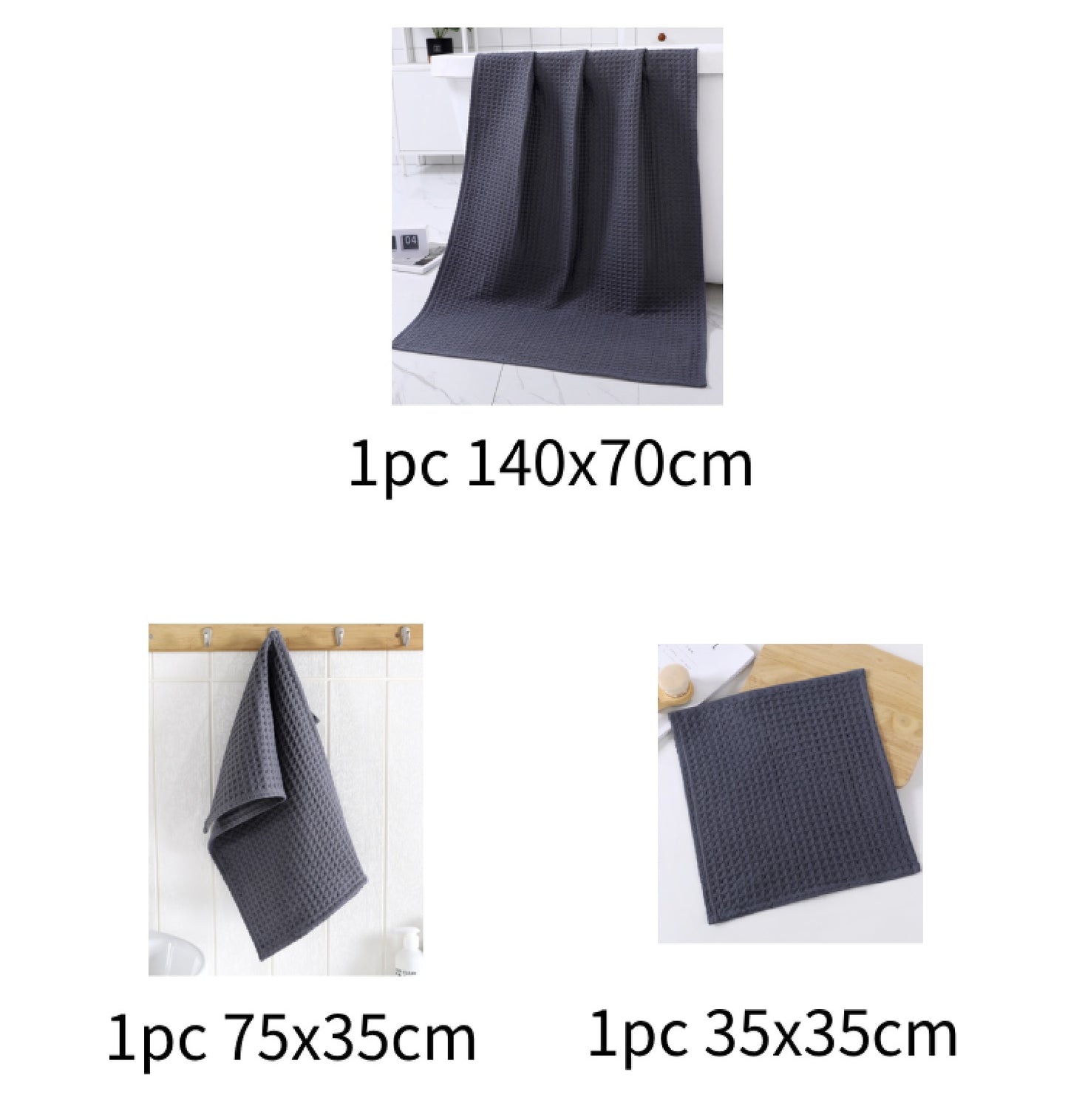 Brio – Sneldrogende Badhanddoek van 100% Katoen