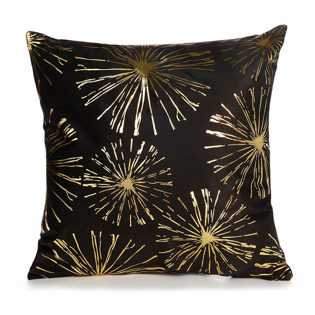 Indigo – Elegante Witte en Gouden Decoratieve Kussenhoezen