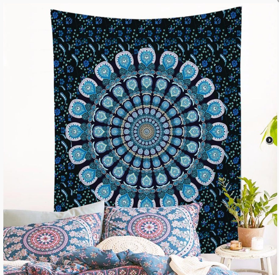 Maximilian – Geprinte Mandala Wandtapijt Wanddecoratie