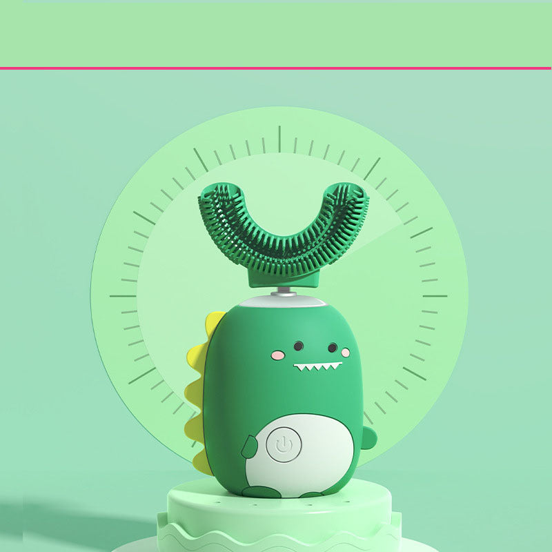 Leontine – U-vormige Elektrische Tandenborstel voor Kinderen met Zachte Borstels