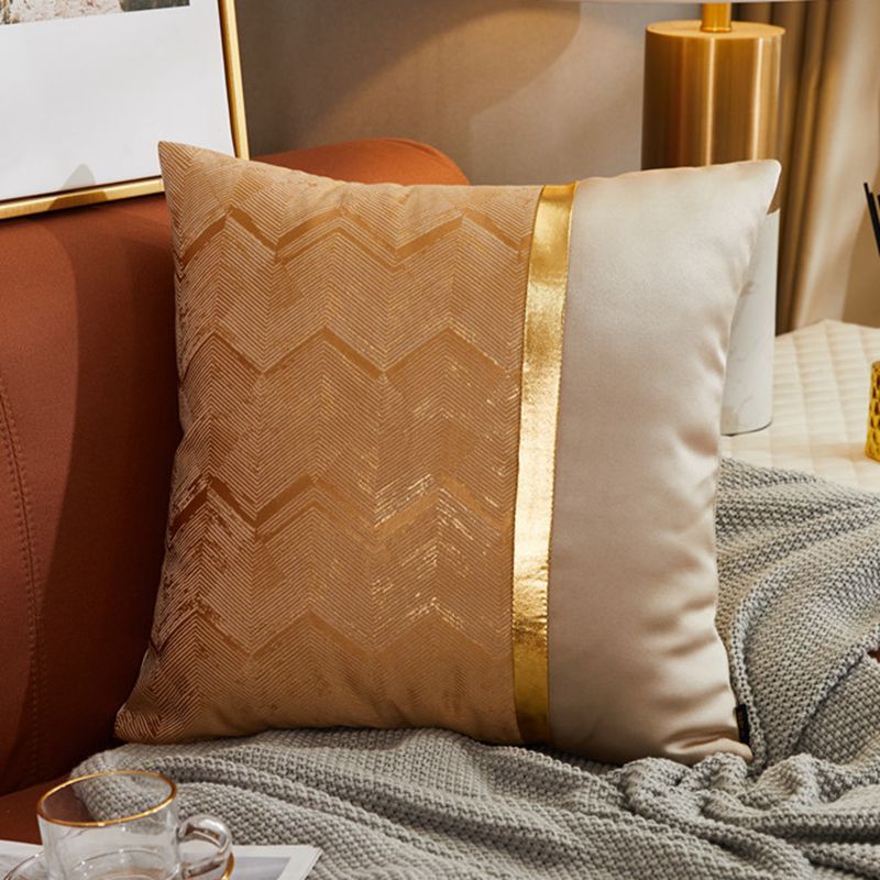 Ember – Luxe Moderne Lichtgewicht Sofa Auto Kussenhoes van Zijde Satijn met Metallic Kleur