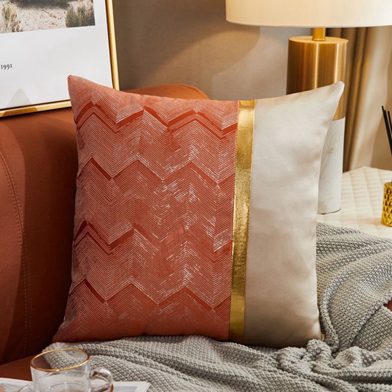 Ember – Luxe Moderne Lichtgewicht Sofa Auto Kussenhoes van Zijde Satijn met Metallic Kleur