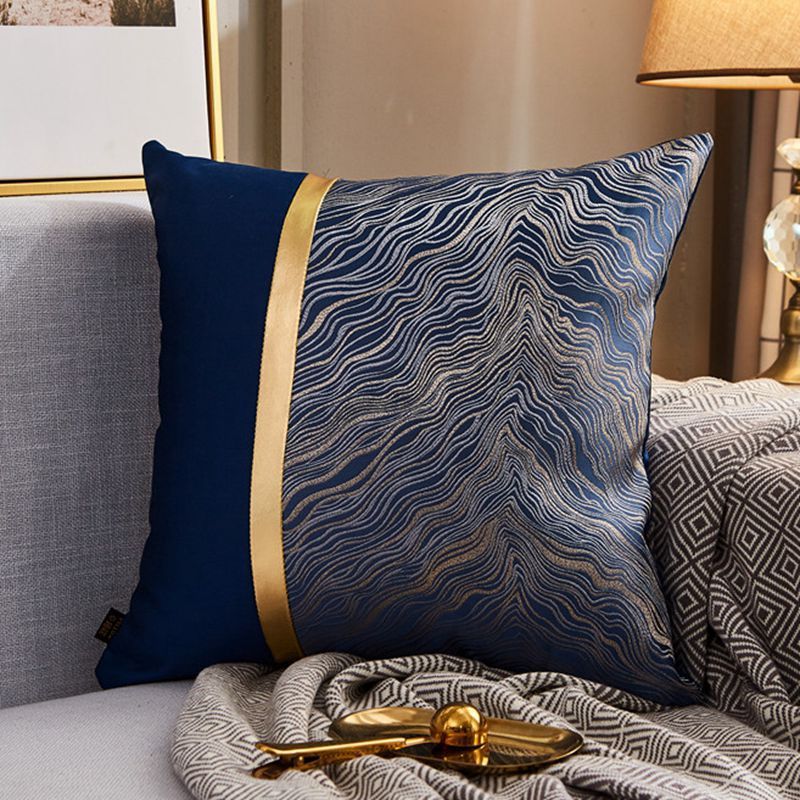 Ember – Luxe Moderne Lichtgewicht Sofa Auto Kussenhoes van Zijde Satijn met Metallic Kleur