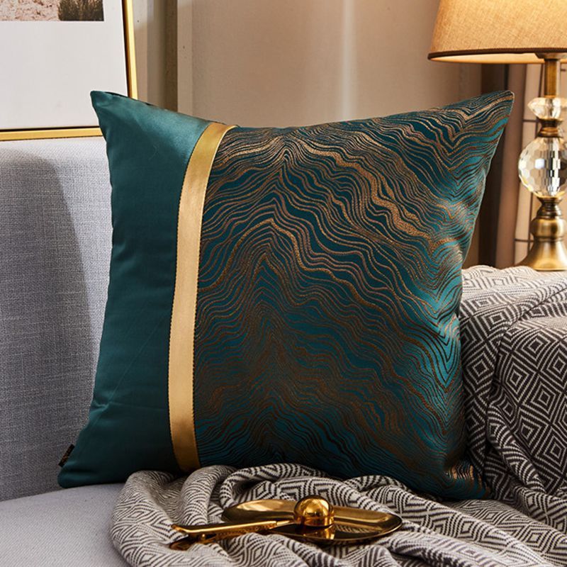 Ember – Luxe Moderne Lichtgewicht Sofa Auto Kussenhoes van Zijde Satijn met Metallic Kleur