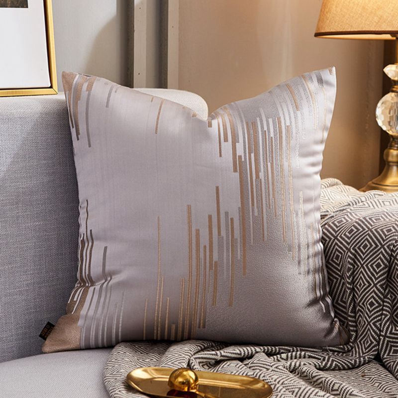 Ember – Luxe Moderne Lichtgewicht Sofa Auto Kussenhoes van Zijde Satijn met Metallic Kleur
