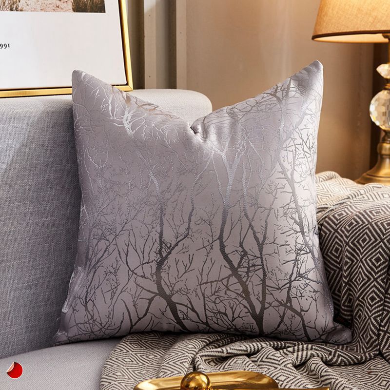 Ember – Luxe Moderne Lichtgewicht Sofa Auto Kussenhoes van Zijde Satijn met Metallic Kleur