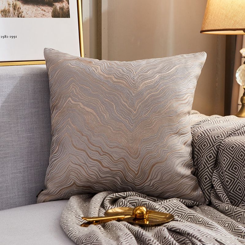 Ember – Luxe Moderne Lichtgewicht Sofa Auto Kussenhoes van Zijde Satijn met Metallic Kleur