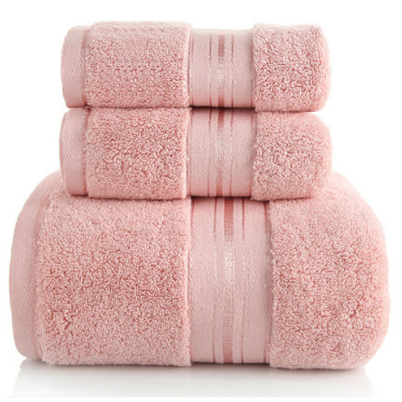 Leontine – Luxe Katoenen Badhanddoek Set van 3 Stuks