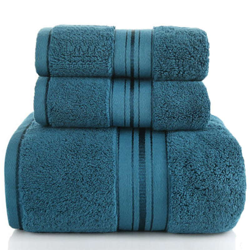 Leontine – Luxe Katoenen Badhanddoek Set van 3 Stuks
