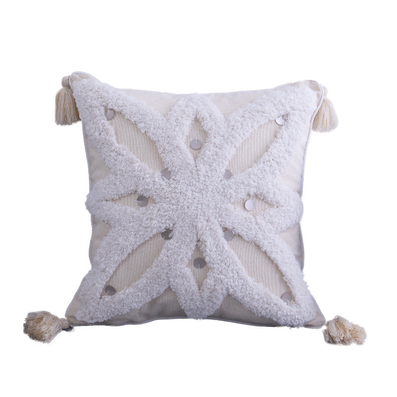 Marcella – Elegante Kussenhoes met Stijlvolle Kwastjes