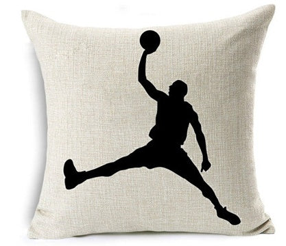 Indigo – Decoratieve Kussenhoes voor Basketbal