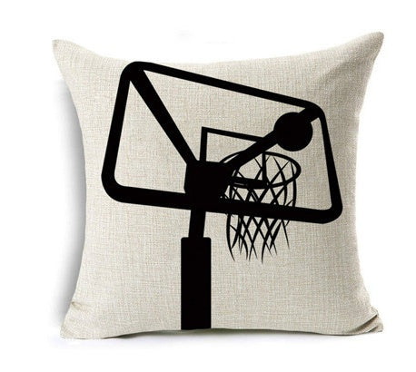 Indigo – Decoratieve Kussenhoes voor Basketbal