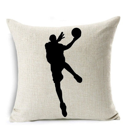 Indigo – Decoratieve Kussenhoes voor Basketbal