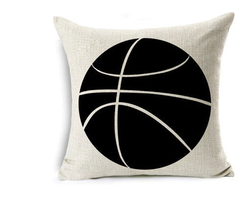 Indigo – Decoratieve Kussenhoes voor Basketbal
