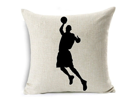 Indigo – Decoratieve Kussenhoes voor Basketbal