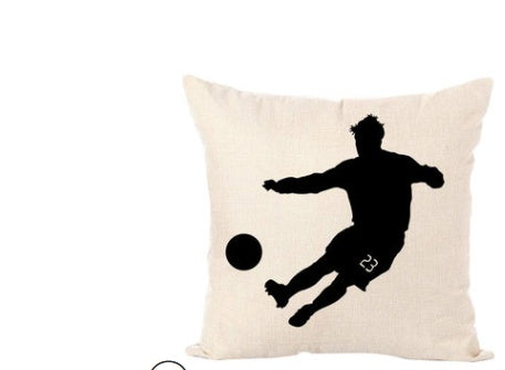 Indigo – Decoratieve Kussenhoes voor Basketbal